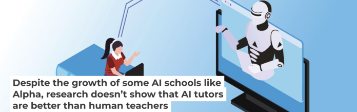 While there are benefits to personalized tutoring, the evidence isn’t clear that having AI tutors helps students learn better or faster. CreativaImages/iStock/Getty Images Plus